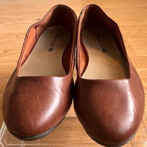 Brown Women's Slip-On Shoes